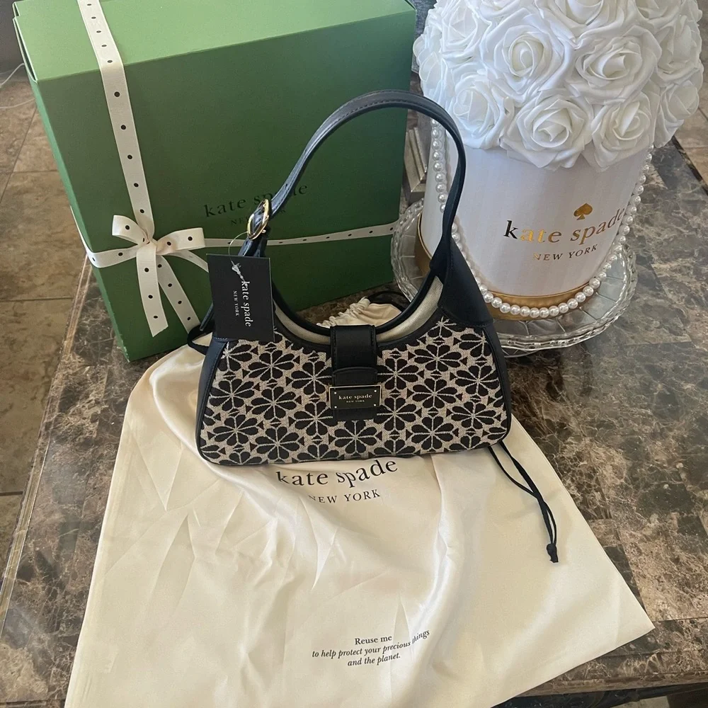 Kate Spade Spade Flower Jacquard Nouveau Small Shoulder Bag